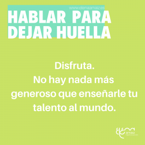 Hablar para dejar huella 3