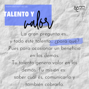 qué significa talento y valor