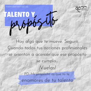 importancia del talento y propósito