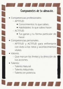 Pon tu talento en accion Almacen