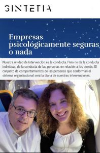 Empresas psicologicamente seguras o nada