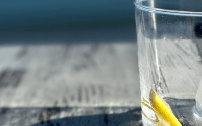 Un vaso de agua