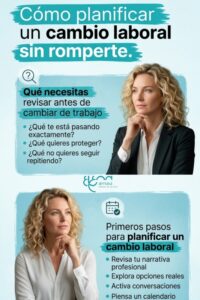 infografia Cómo planificar un cambio de trabajo