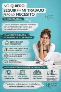 infografia No quiero seguir en mi trabajo pero lo necesito