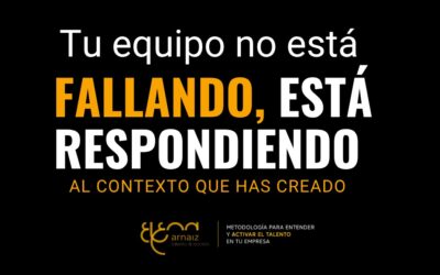 Tu equipo no está fallando, está respondiendo al contexto que has creado