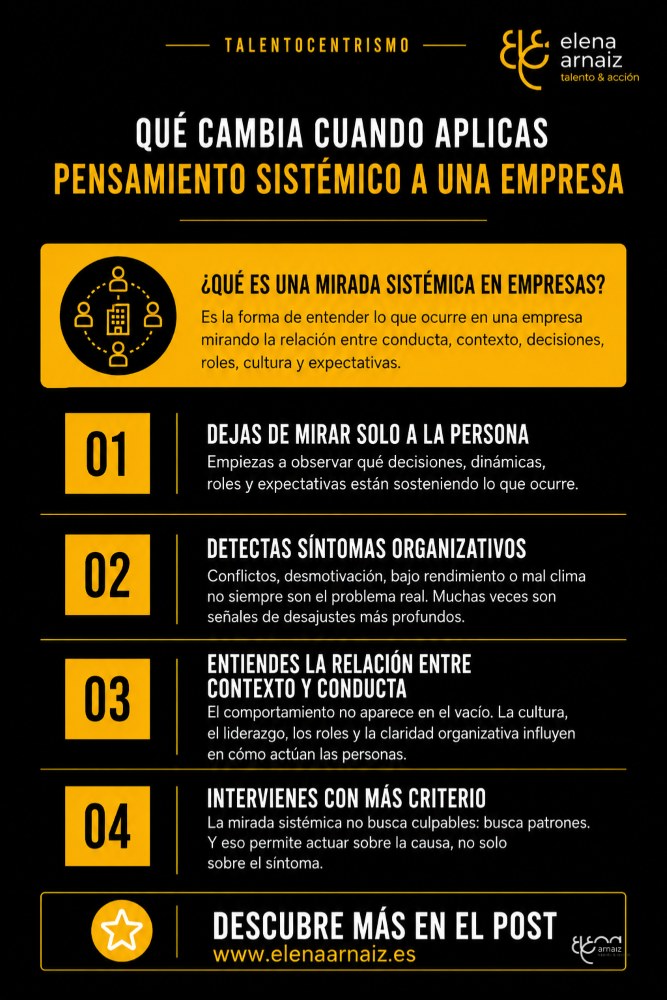 infografia Qué es una mirada sistémica en empresas