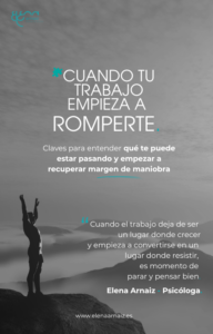 PORTADA EBOOK Cuando tu trabajo empieza a romperte ELENA ARNAIZ