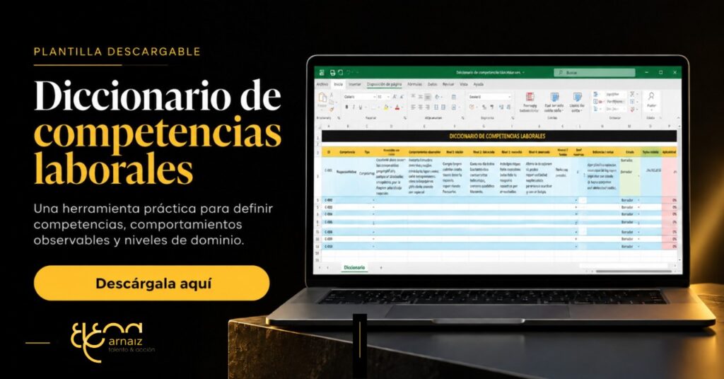 Plantilla para crear tu diccionario de competencias laborales